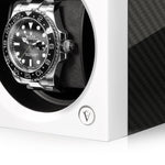 Remontoir Montre Automatique Chronovision One - Blanc Mat Laque carbone