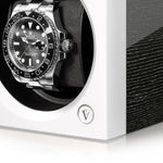 Remontoir Montre Automatique Chronovision One - Blanc Mat Argento Brillant