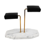 Marble Green Base Gold Support Watch Display Stand for Bracelet Double Watch Jewelry Organizer Watch Placement Jewelry Stand