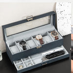Boite à Montre tiroirs Bijoux et Colliers 