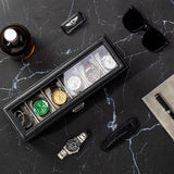 Boite à Montre tiroirs Bijoux Noir