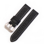 Bracelet Montre Cuir Noir Vintage - Boite à Montre