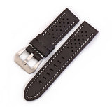 Bracelet Montre Cuir Noir Vintage - Boite à Montre