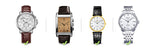 Bracelet Montre Cuir Noir Vintage - Boite à Montre