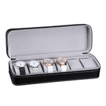 Trousse et Coffret de Voyage <br> pour 6 Montres - Boite à Montre