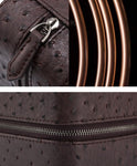 Coffret à Montre en Cuir d'Autruche