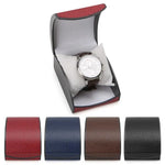 Boite à Montre <br> en Cuir Noir - Boite à Montre