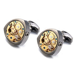 Des Boutons de Manchette Montre <br> Mouvement Mécanique uniques en leur genre