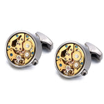 Boutons de Manchette Montre Mécanisme Mouvement particulier