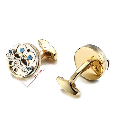 Boutons de Manchette Montre Luxe. <br> Qui a dit que les hommes ne faisaient pas dans le luxe ?