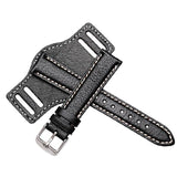 Bracelet Montre Cuir Vintage large - Boite à Montre