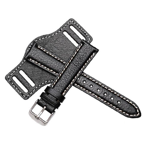 Bracelet Montre Cuir Vintage large - Boite à Montre