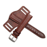 Bracelet Montre Cuir Vintage large - Boite à Montre