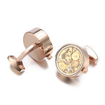 Des Boutons Manchettes Original Mouvement Visible, des accessoires de qualité.