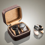 Boite à Montres <br> en Cuir d'Autruche - Boite à Montre