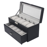 Coffret à Montre en Cuir avec Tiroir