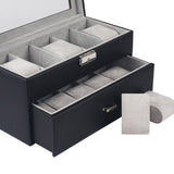 Coffret à Montre en Cuir avec Tiroir