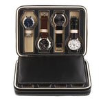 Boite à Montres <br> en Cuir Noir - Boite à Montre