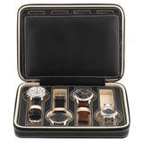 Boite à Montres <br> en Cuir Noir - Boite à Montre