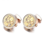 Des Boutons Manchettes Original Mouvement Visible, des accessoires de qualité.